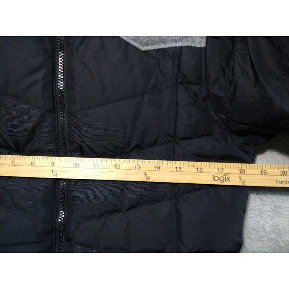 Eddie Bauer Puffer Jacket Womens Small Black Down Filled Sherpa Lined Full Zip - Picture 5 of 10